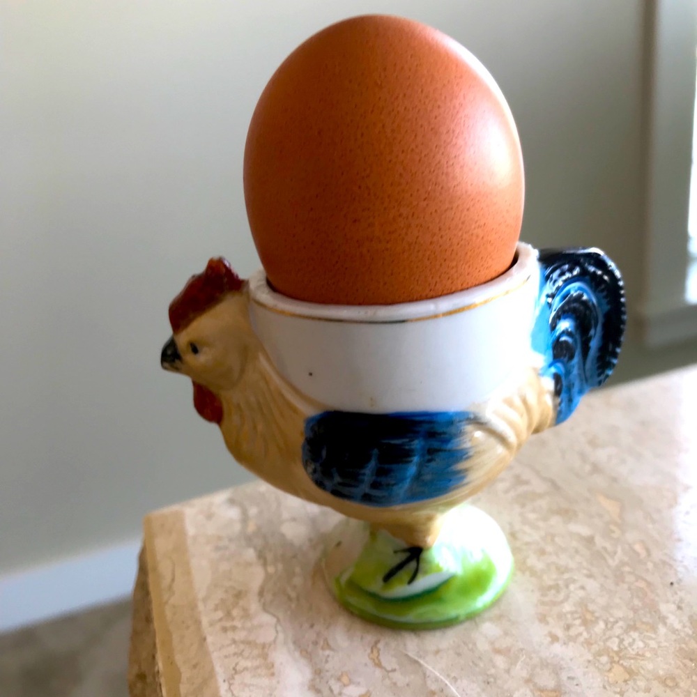 VINTAGE CHICKEN FANNY FARMER EGG CUP - Picture 1 of 8